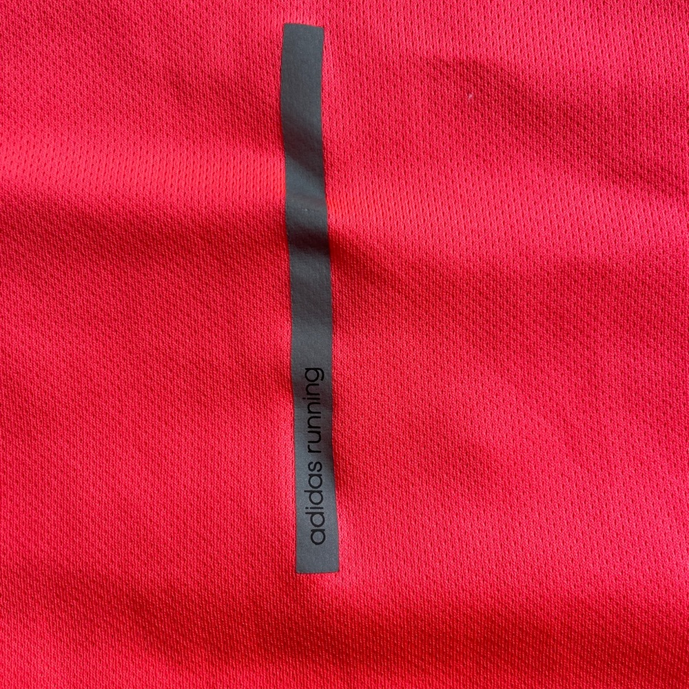 Adidas ClimaLite Neon Coral Orange Twist Back Racerback Active Tank Size Small - Picture 6 of 10